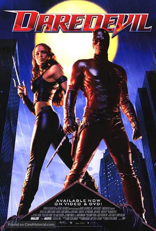 Daredevil - Video release movie poster