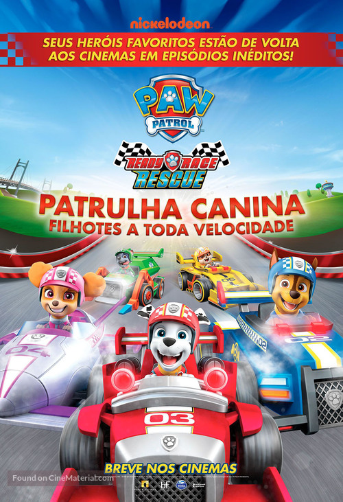 &quot;PAW Patrol&quot; Ready Race Rescue - Brazilian Movie Poster