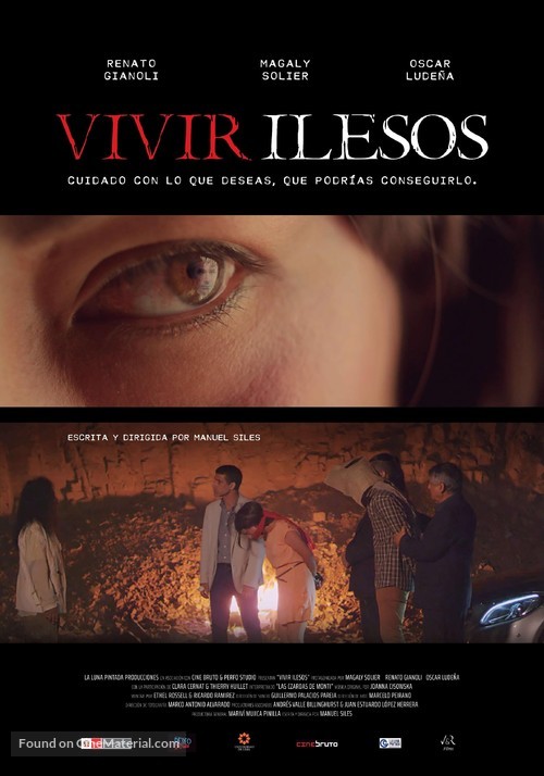 Vivir Ilesos - Peruvian Movie Poster