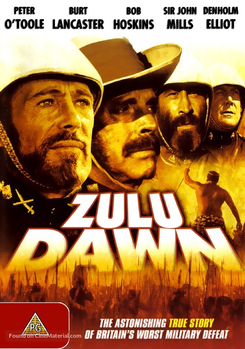 Zulu Dawn - British DVD movie cover