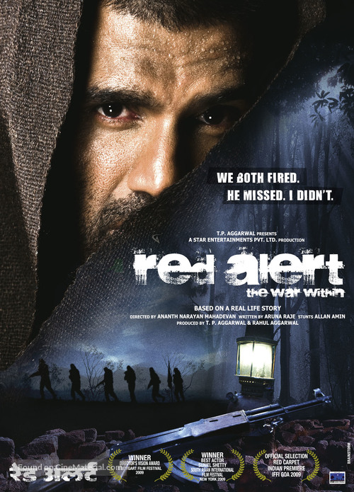 katolsk En del faktureres Red Alert: The War Within (2010) Indian movie poster
