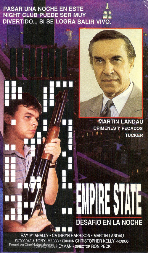 Empire State - Argentinian VHS movie cover