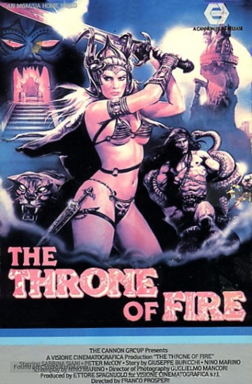 Il trono di fuoco - VHS movie cover
