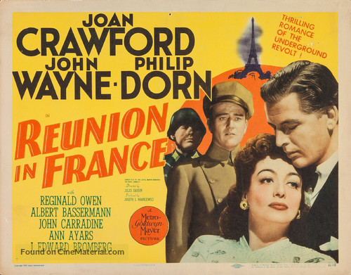 Reunion in France - Movie Poster