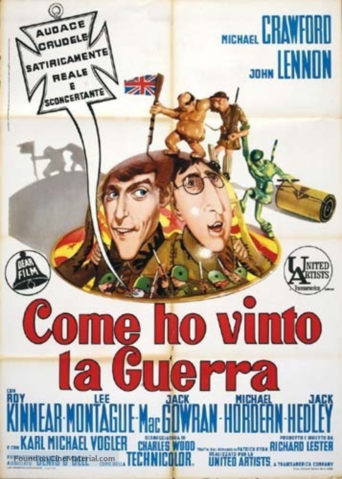 How I Won the War - Italian Movie Poster