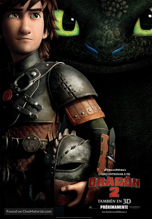 How to Train Your Dragon 2 - Spanish Movie Poster