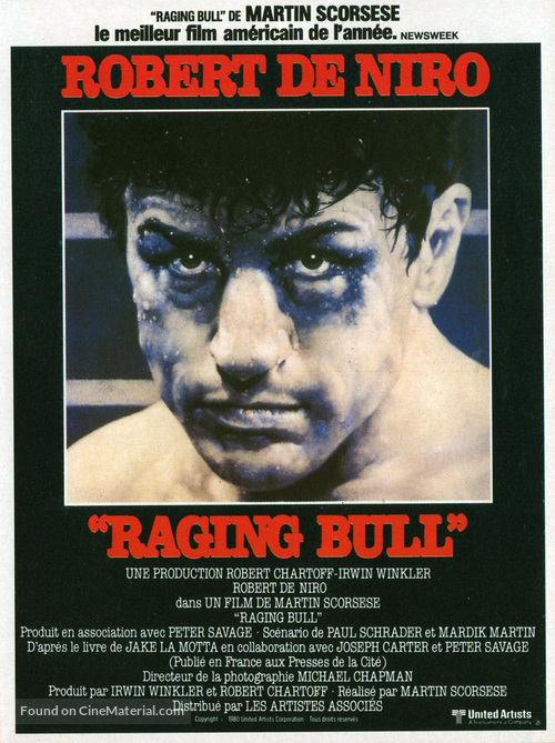 Raging Bull - French Movie Poster