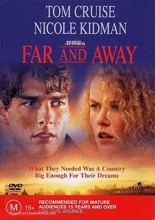 Far and Away - Australian DVD movie cover