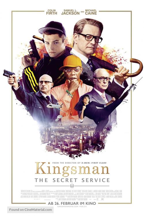 Kingsman: The Secret Service - Swiss Movie Poster
