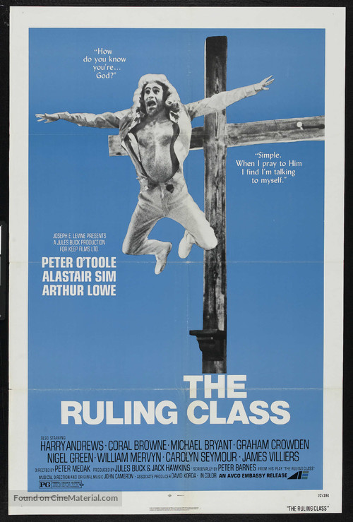 The Ruling Class - Movie Poster