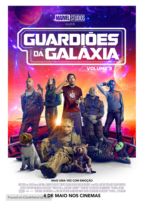 Guardians of the Galaxy Vol. 3 - Brazilian Movie Poster