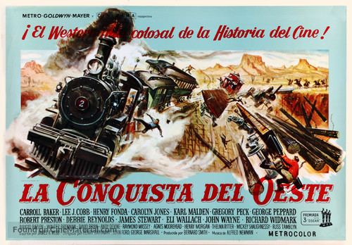 How the West Was Won - Spanish Movie Poster