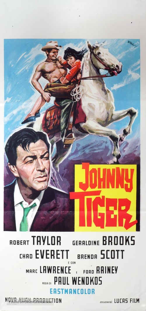 Johnny Tiger - Italian Movie Poster