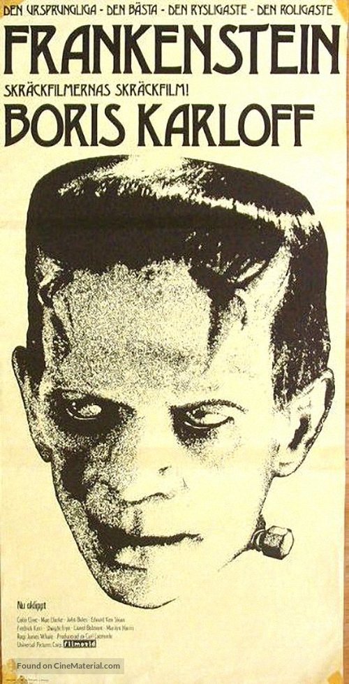 Frankenstein - Swedish Movie Poster