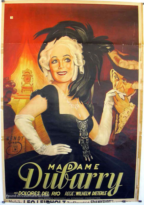 Madame Du Barry - German Movie Poster