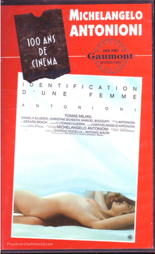 Identificazione di una donna - French VHS movie cover