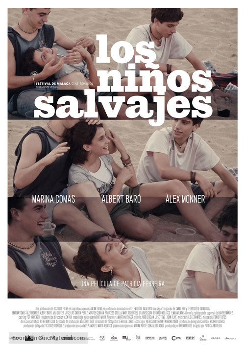 Els nens salvatges - Spanish Movie Poster