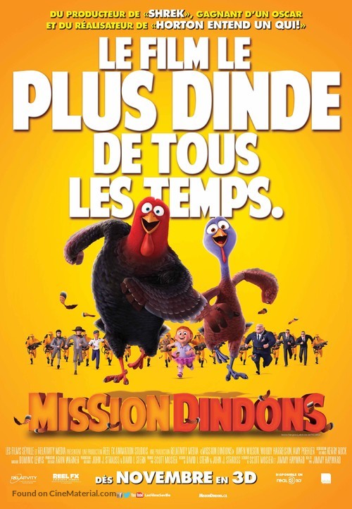 Free Birds - Canadian Movie Poster