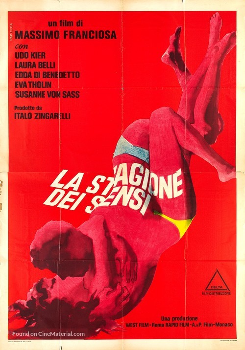 La stagione dei sensi - Italian Movie Poster