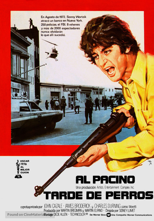 Dog Day Afternoon - Spanish Movie Poster