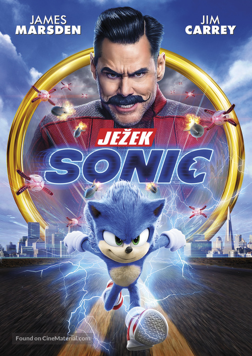 Sonic the Hedgehog - Czech DVD movie cover