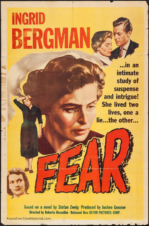 La paura - Movie Poster