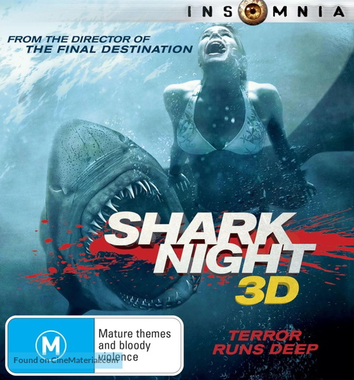 Shark Night 3D - Australian Blu-Ray movie cover