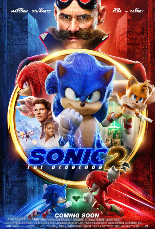 Sonic the Hedgehog 2 - Canadian Movie Poster