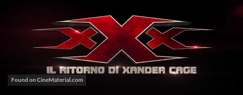xXx: Return of Xander Cage - Italian Logo
