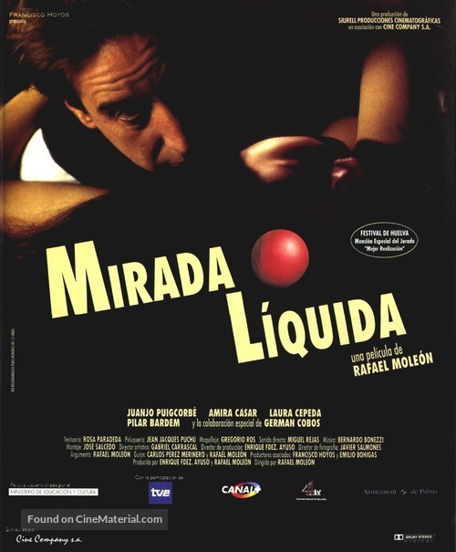 Mirada l&iacute;quida - Spanish poster