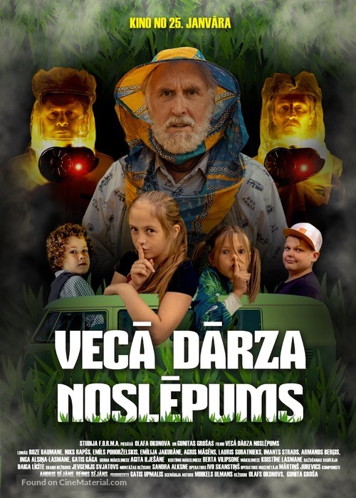 Mystery of the Old Garden - Latvian Movie Poster