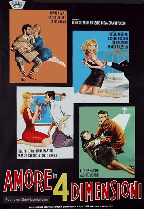 Amore in quattro dimensioni - Swiss Movie Poster