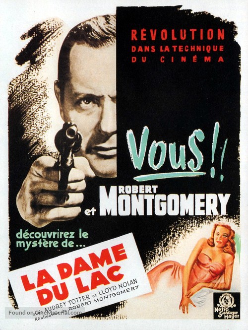 Lady in the Lake - French Movie Poster