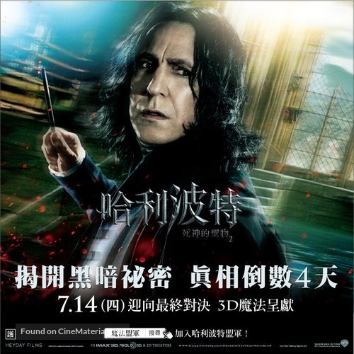 Harry Potter and the Deathly Hallows - Part 2 - Taiwanese Movie Poster