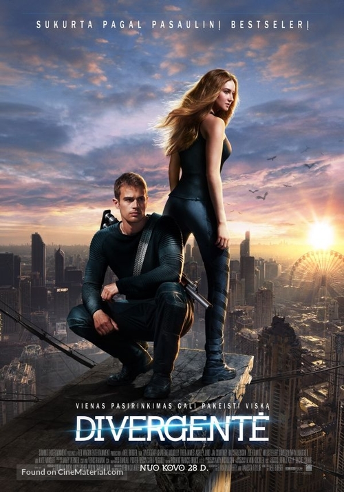 Divergent - Lithuanian Movie Poster