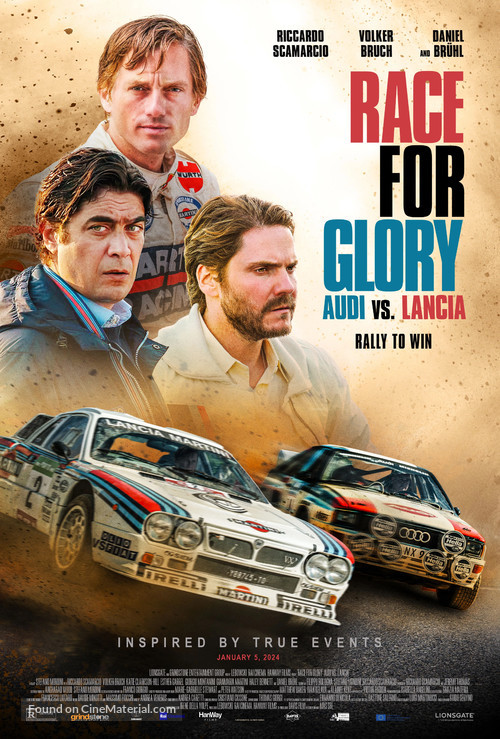 Race to Glory - Audi vs Lancia - Movie Poster