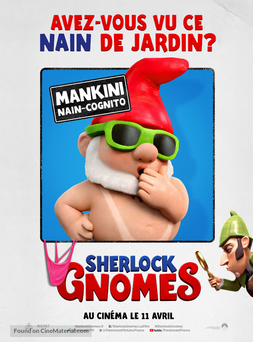 Sherlock Gnomes - French Movie Poster