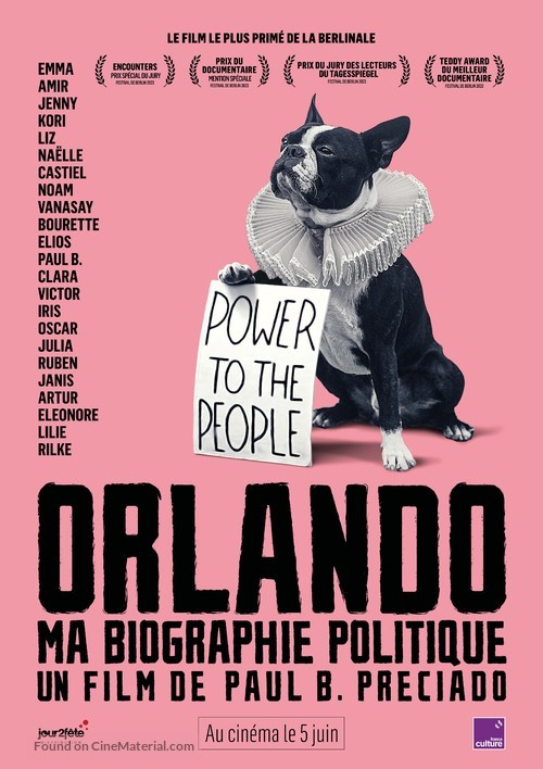 Orlando, ma biographie politique - French Movie Poster