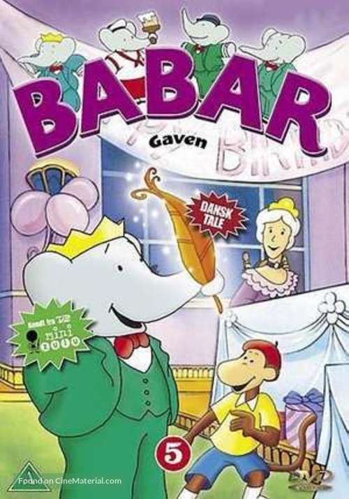 &quot;Babar&quot; - Danish DVD movie cover