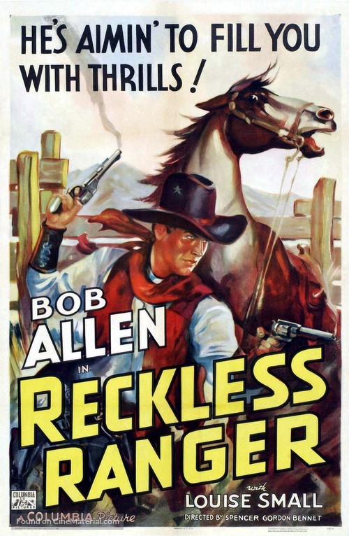 Reckless Ranger - Movie Poster
