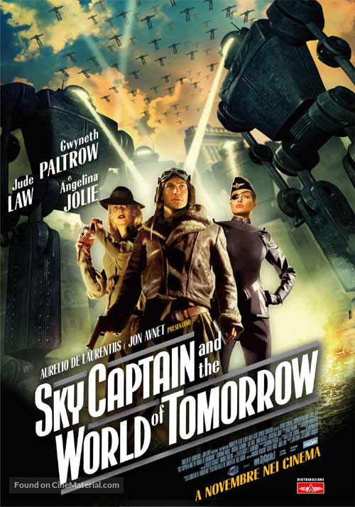 Sky Captain And The World Of Tomorrow - Italian Movie Poster