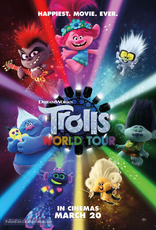 Trolls World Tour (2020) British movie poster