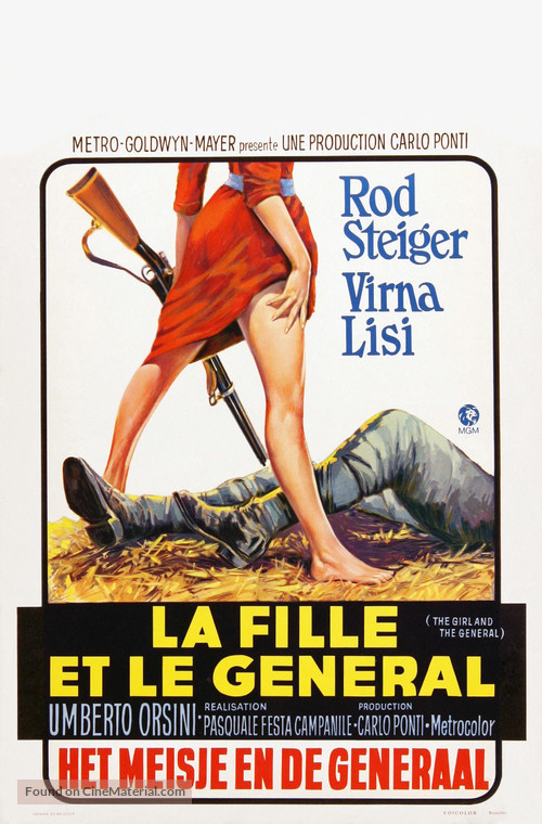 La ragazza e il generale - Belgian Movie Poster