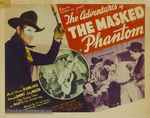 The Adventures of the Masked Phantom - Movie Poster