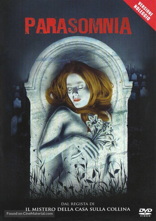 Parasomnia - Italian DVD movie cover