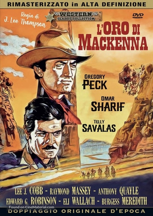 Mackenna&#039;s Gold - Italian DVD movie cover