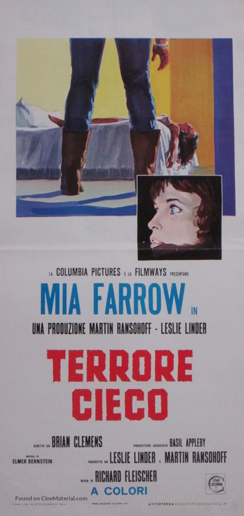 Blind Terror - Italian Movie Poster