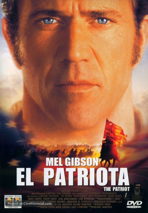 The Patriot - Spanish DVD movie cover
