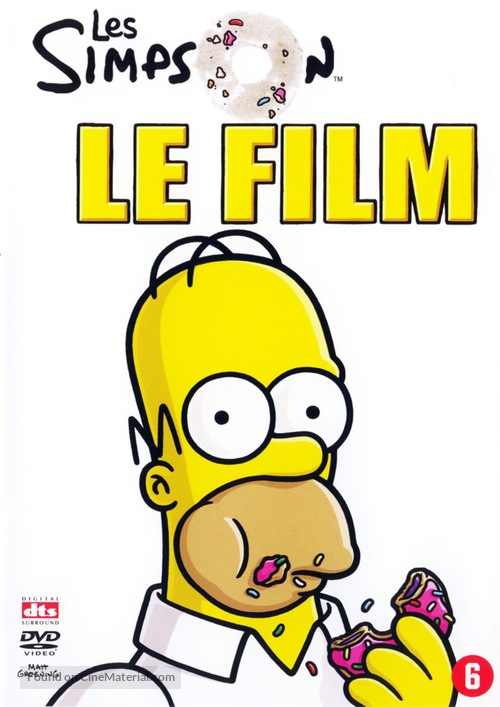 The Simpsons Movie - Belgian DVD movie cover