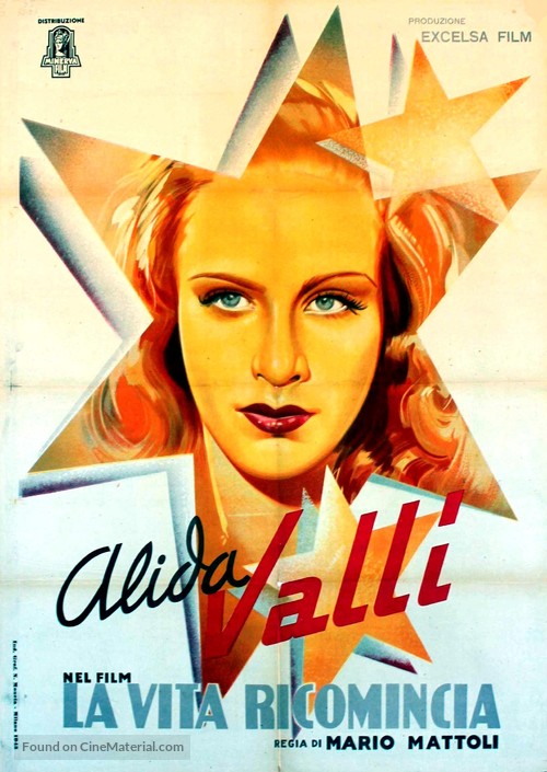 La vita ricomincia - Italian Movie Poster
